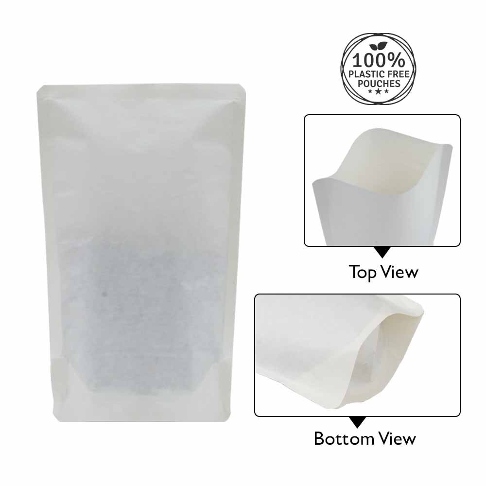 Buy PRB BAGS Presents white Paper Bags With Paper Handles Size 10