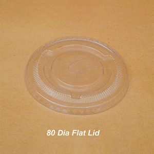 Plastic Glass Dia-Flat-Lid