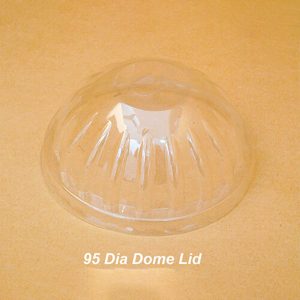 Plastic Glass Dia-Dome-Lid